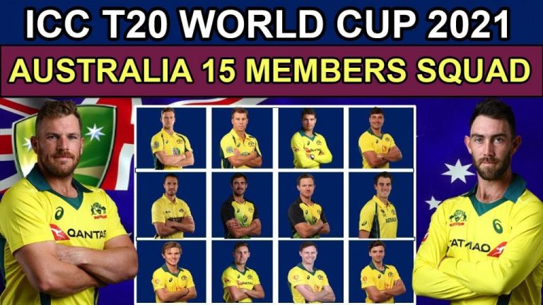 Australia Team Squad for ICC T20 World Cup 2022 Players List