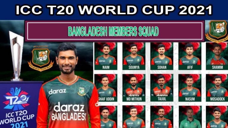 Bangladesh Team Squad for ICC T20 World Cup 2022 Players List