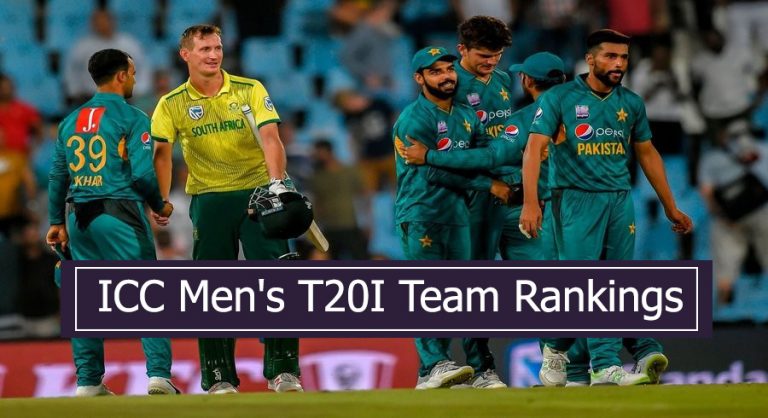 ICC Men’s T20I Team Rankings | ICC 2022 Top 10 T20 Teams Ranking