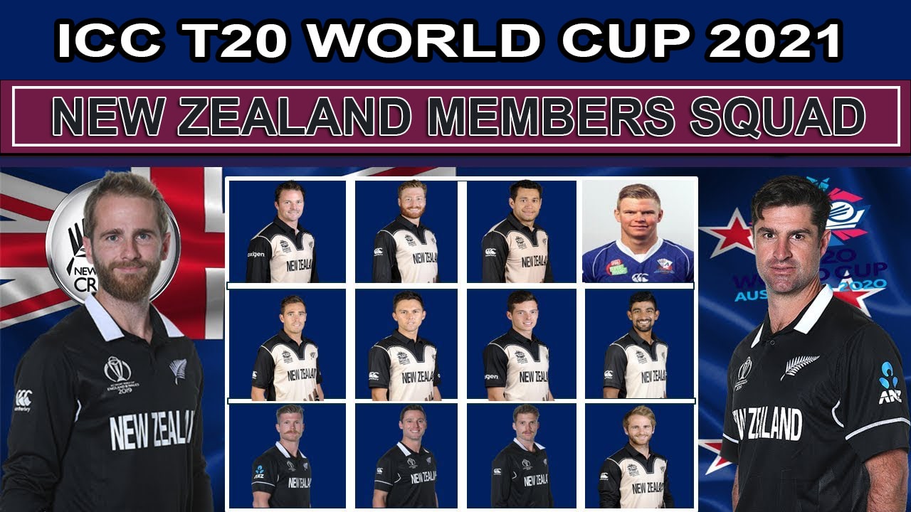 New Zealand Team Squad for ICC T20 World Cup