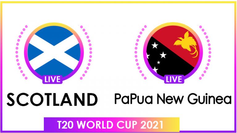Scotland vs Papua New Guinea Live Score 5th ICC T20 World Cup Match Live Streaming