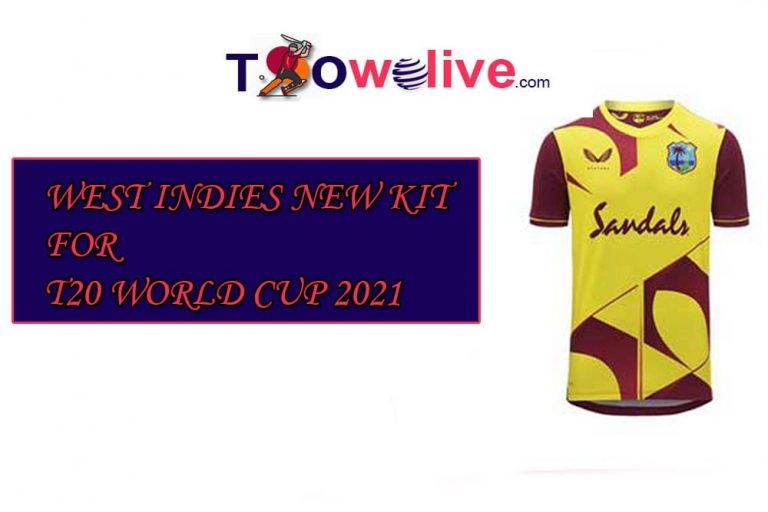 West Indies Team Kit /Jersey for T20 World Cup 2022