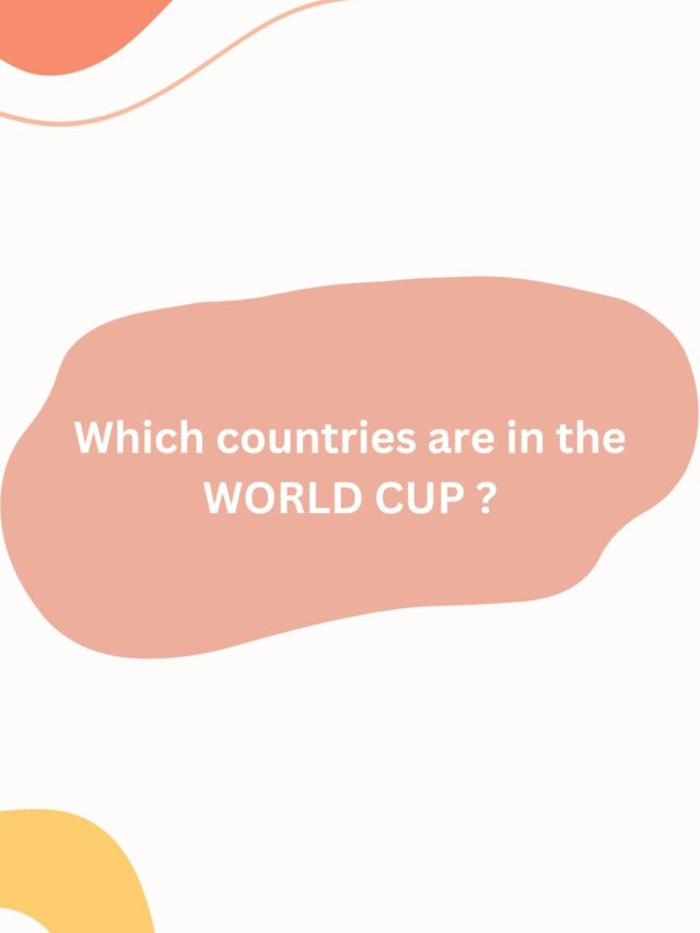 Which countries are in the World Cup